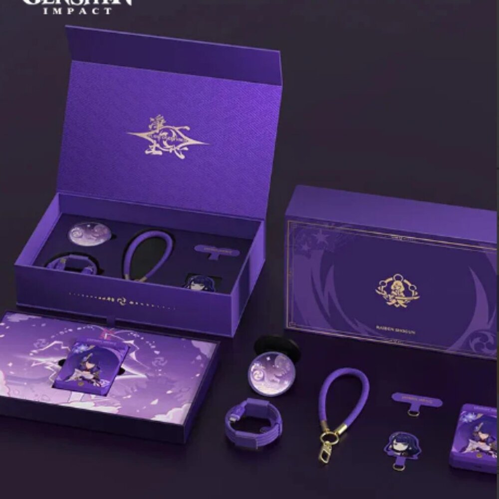 [Official Merchandise] Raiden Shogun Magnetic Power Bank Gift Box